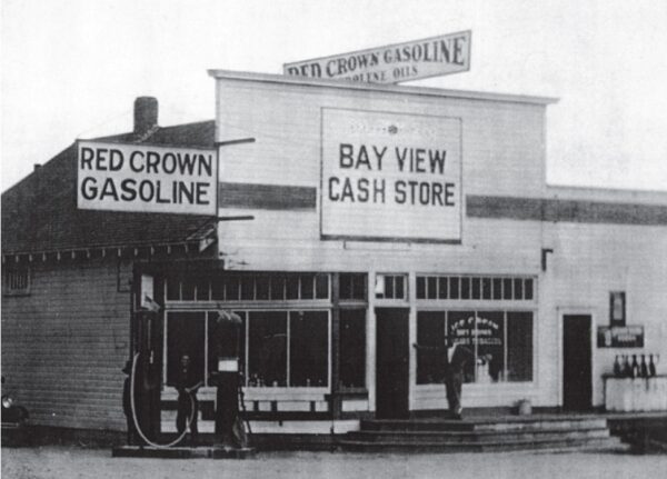 An archive photo of the historic Bayview Cash Store