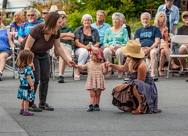 Young families connect at the Summer Street Dances